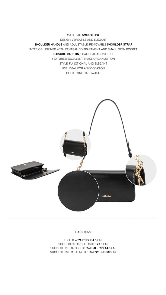 Borsa a spalla NICOLE - BLACK