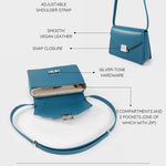 Borsa a tracolla AURA - DARK TEAL