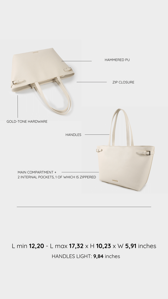 Borsa a spalla Georgie - CREAM