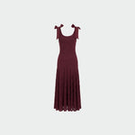 Vestito NIKI - BURGUNDY