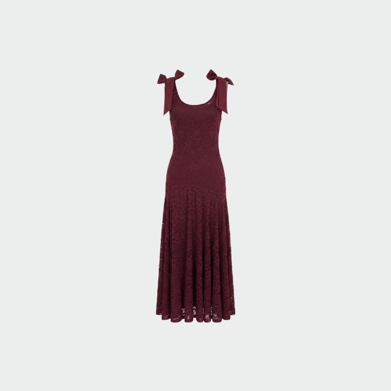 Vestito NIKI - BURGUNDY