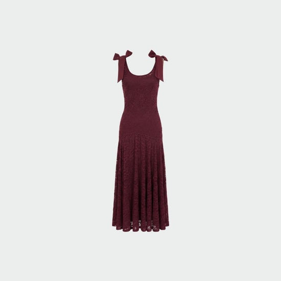 Vestito NIKI - BURGUNDY