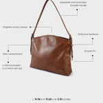 MINNIE Shoulder Bag - ALMOND