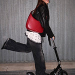Bolso de hombro LILLIAN - ROJO INTENSO