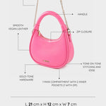 Mini bag a mano LADY - HOT PINK