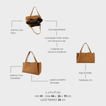 IVORY Shoulder Bag - AMERICAN COFFEE