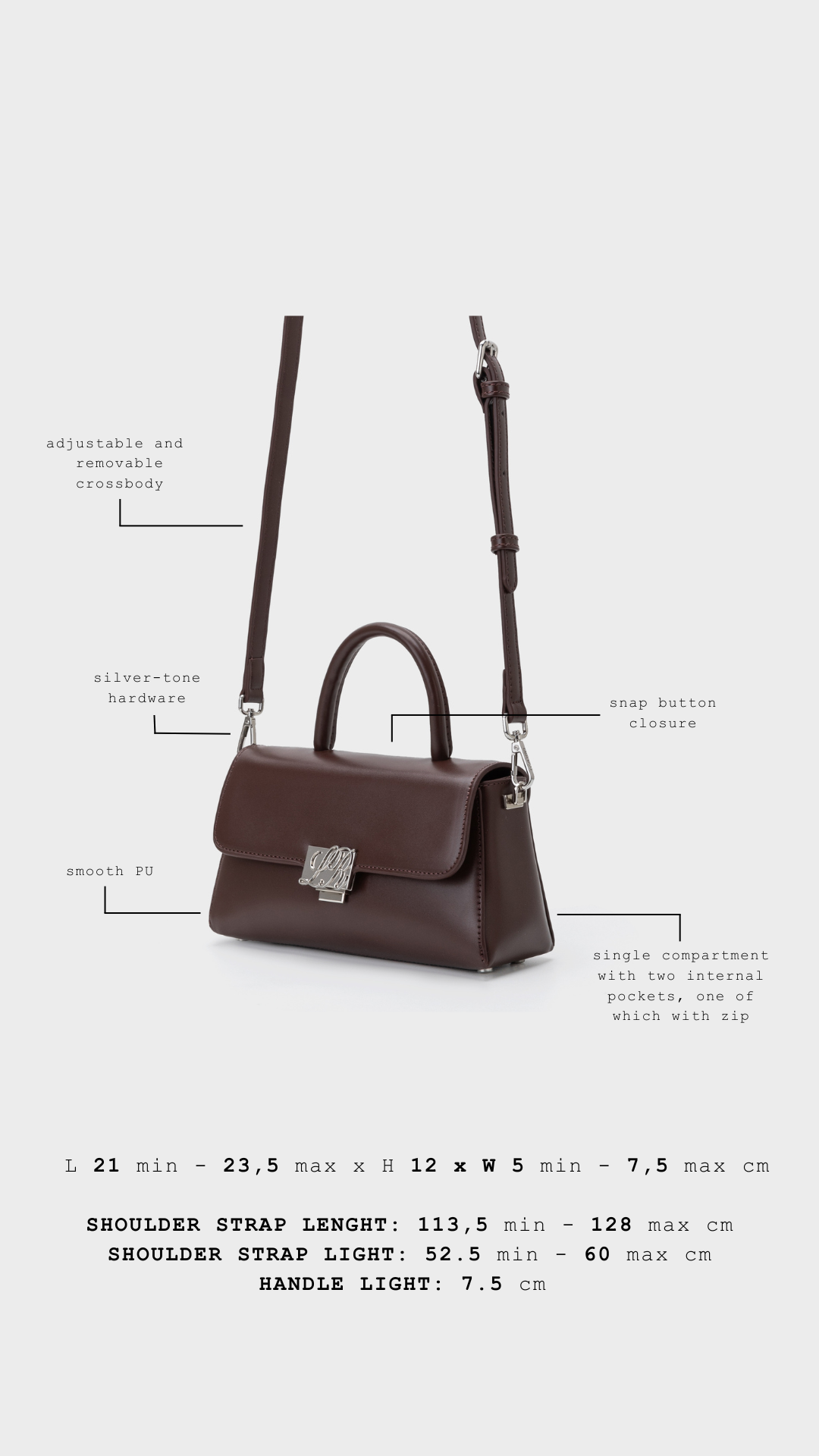 RENEÉ- BROWN handbag