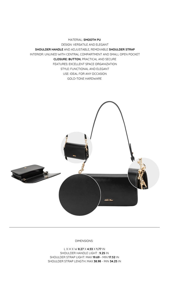 Borsa a spalla NICOLE - BLACK