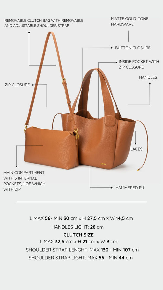 Borsa a spalla NEW MELISSA - BROWN