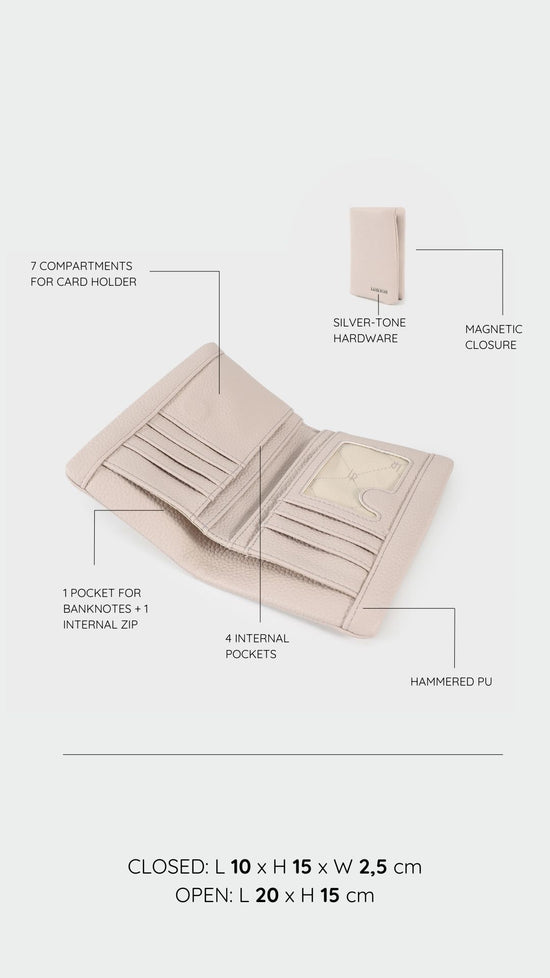 CHERYL BIG Wallet - DUSTY LILAC