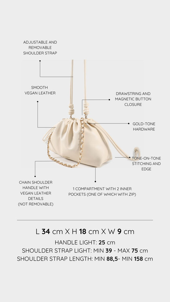 Borsa a tracolla JUDY - MILK