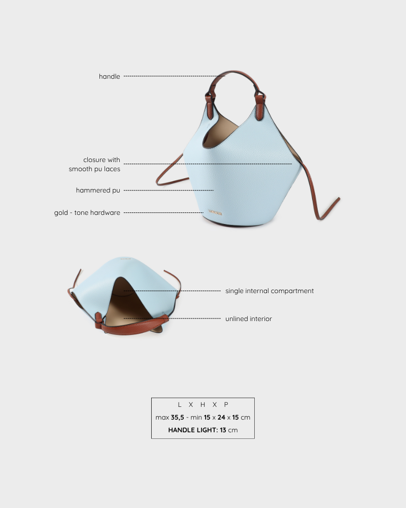 MISTY handbag - BABY BLUE