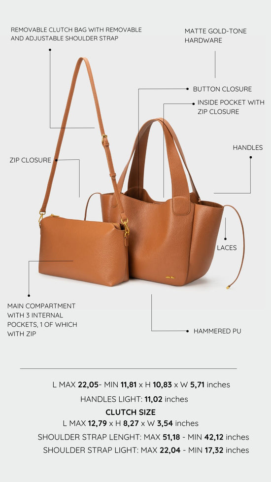 Borsa a spalla NEW MELISSA - BROWN