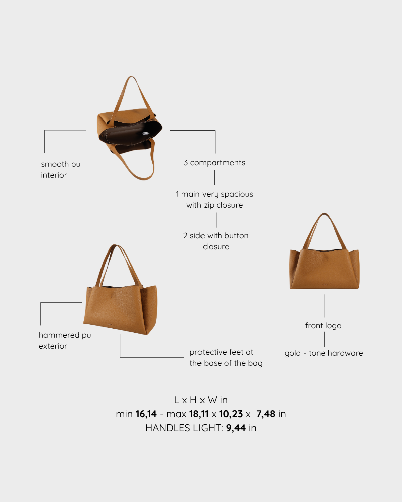 IVORY Shoulder Bag - AMERICAN COFFEE