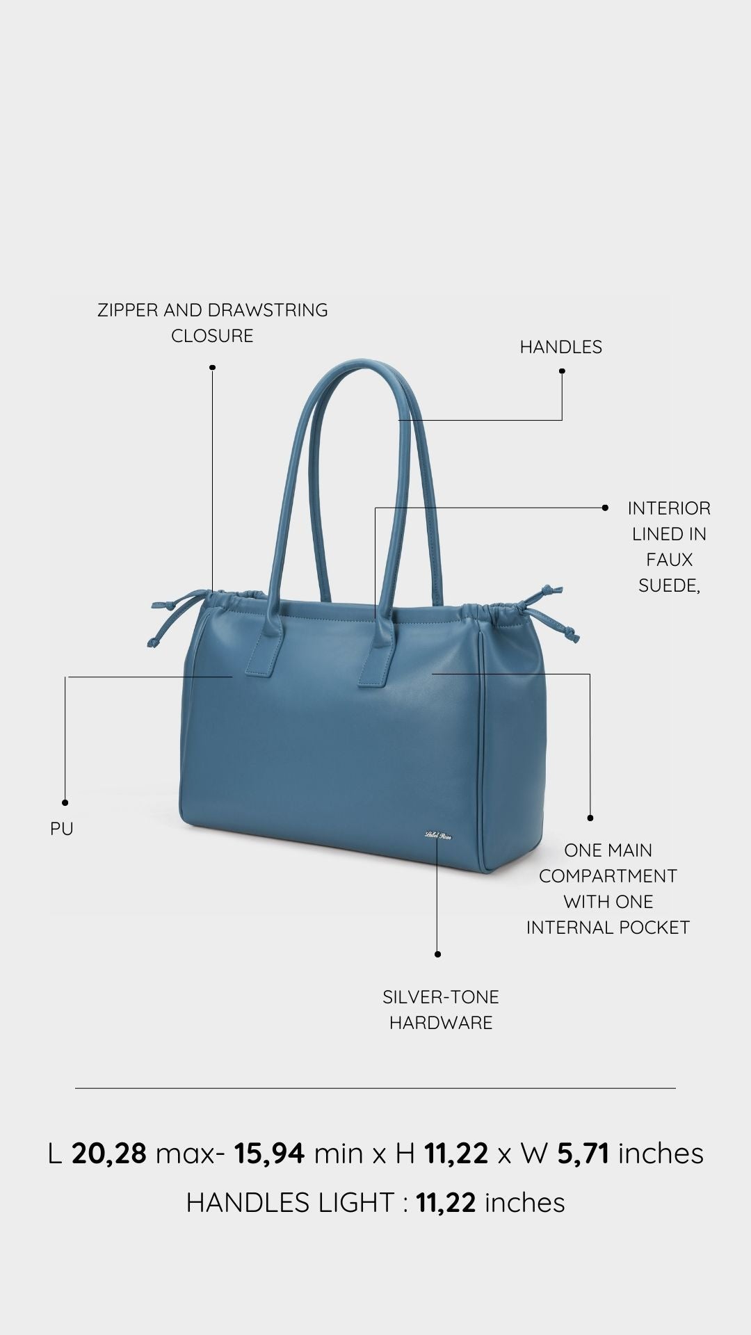 Borsa a spalla SKYLER - BLUETTE
