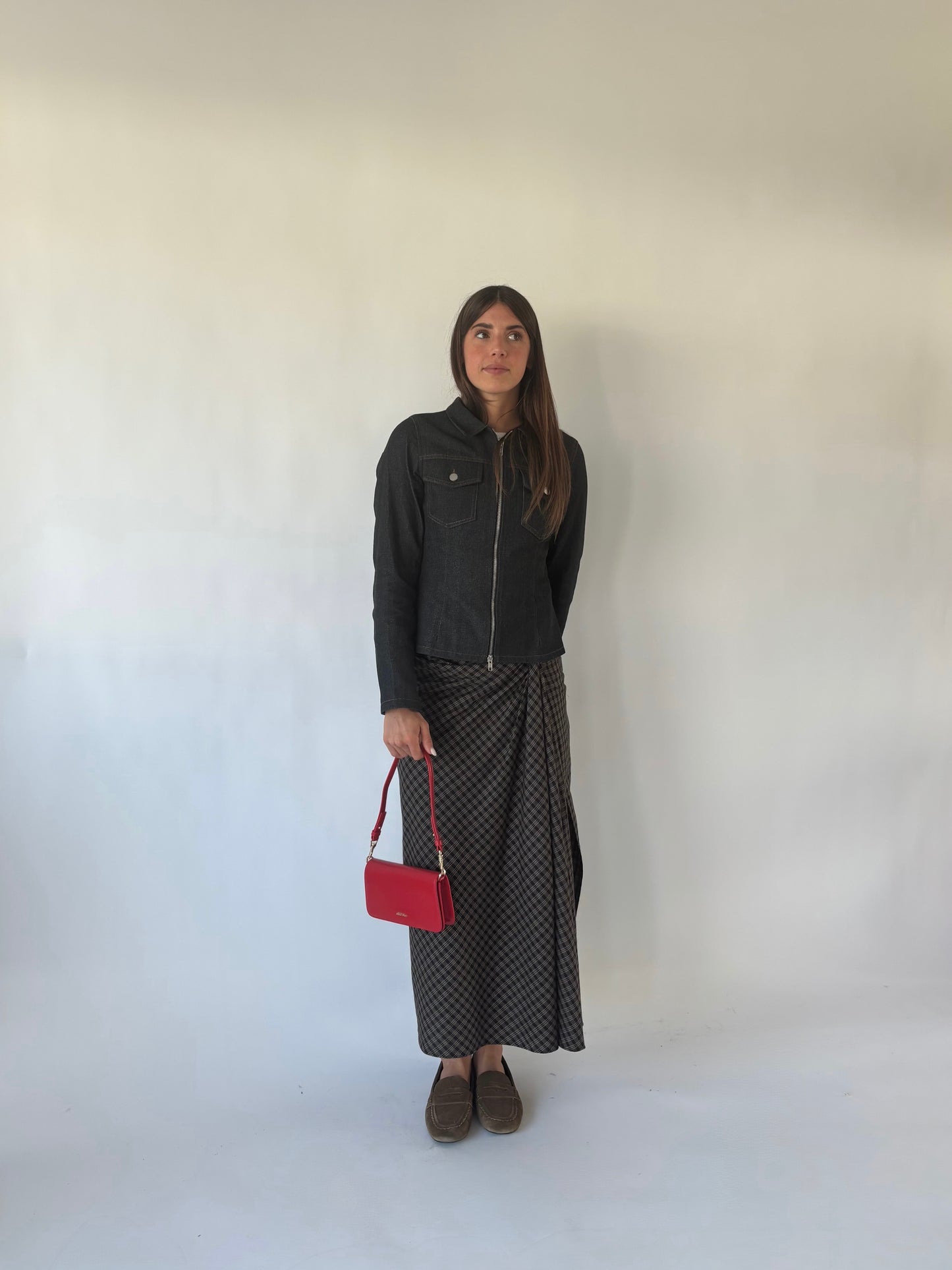 Borsa a spalla NICOLE - RED