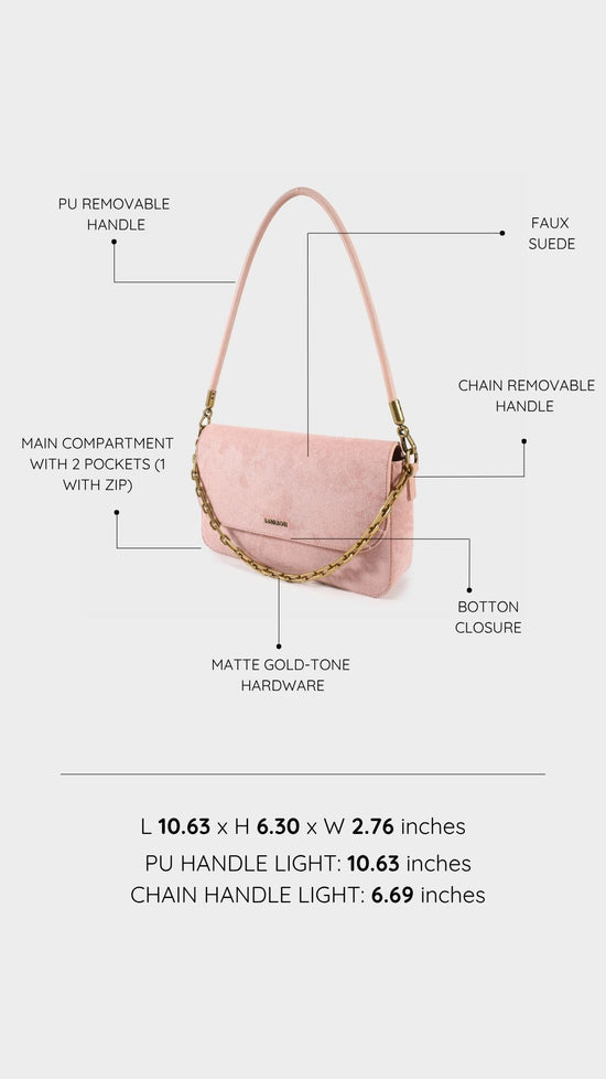 Borsa a spalla MELANY- ROSA