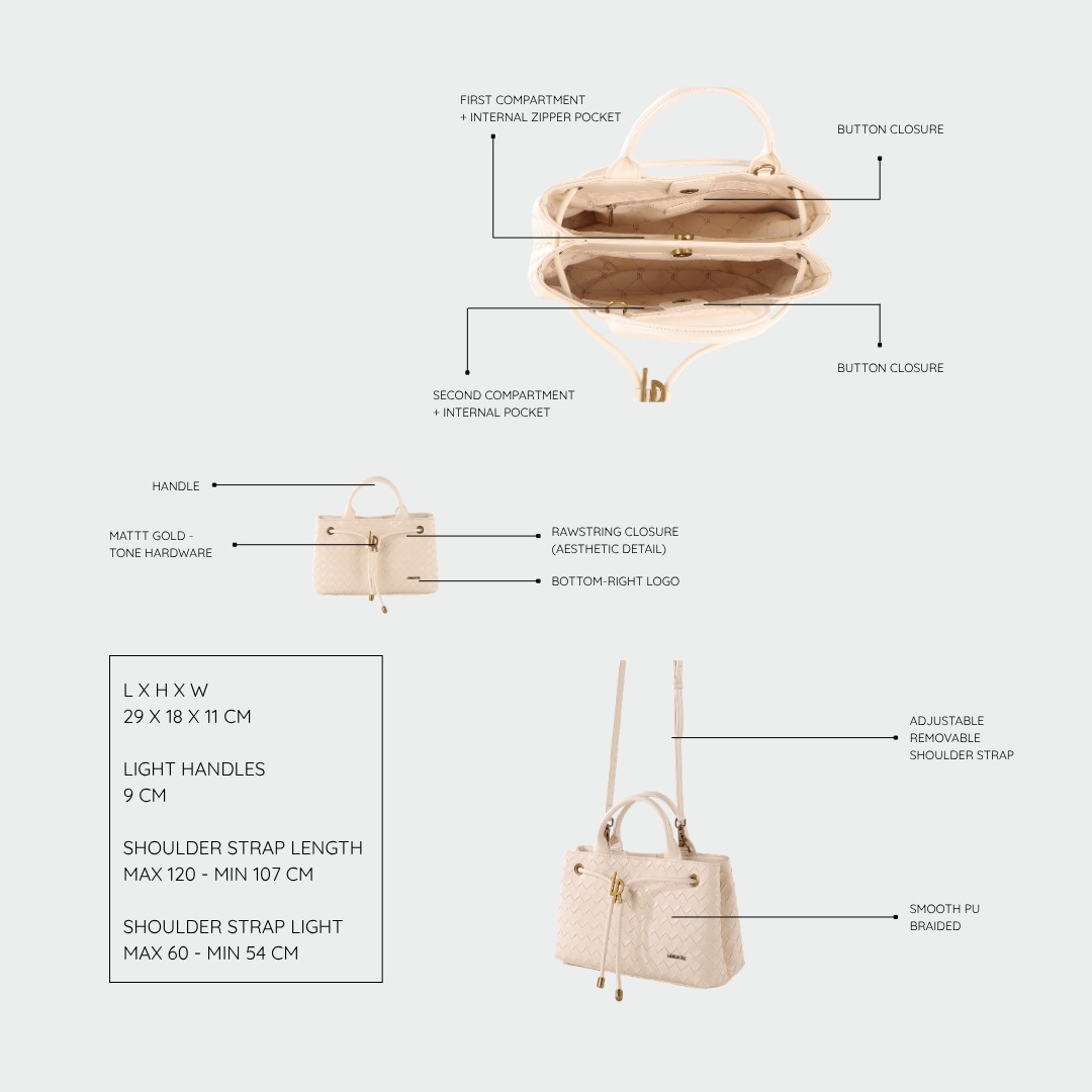 MEGAN MATCHING SET - CREAM LATTE