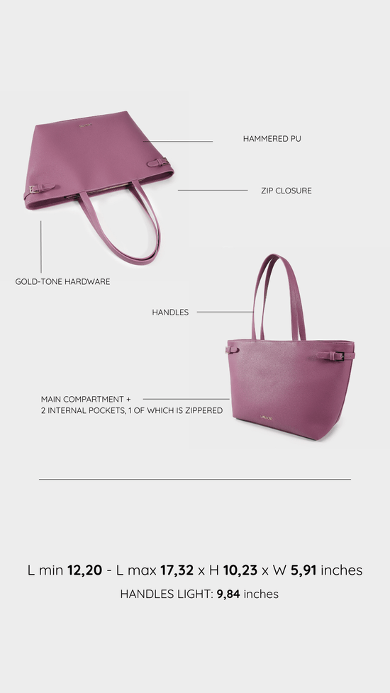 Borsa a spalla Georgie - VIOLET
