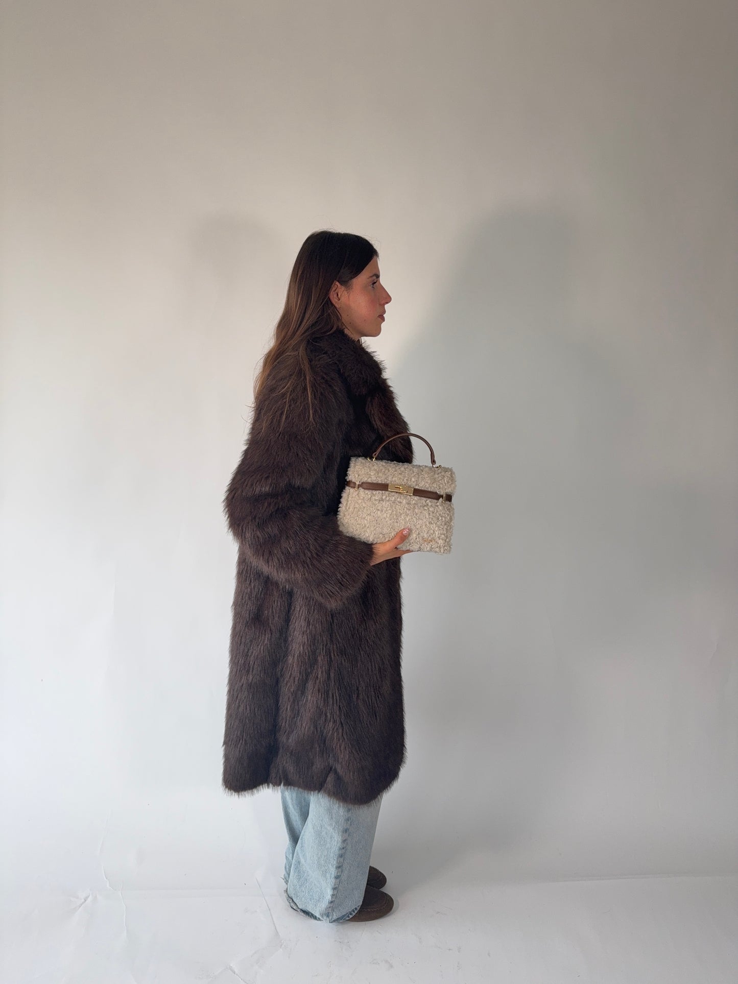 Borsa a mano GRACE TEDDY- CREAM