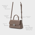 RENEÉ handbag - TAUPE