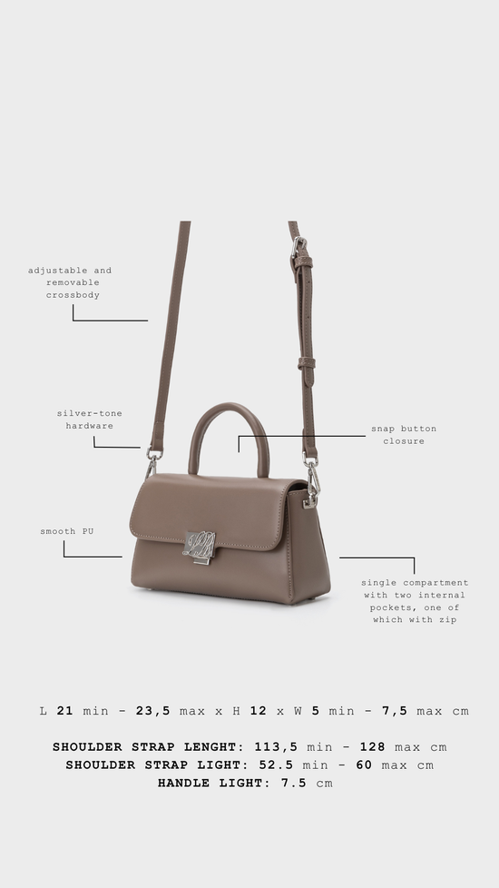 Borsa a mano RENEÉ- TAUPE