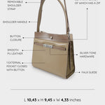 Borsa a spalla GRACE 5.0 - TAUPE