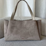 Borsa a spalla IVORY SUEDE - CAMEL