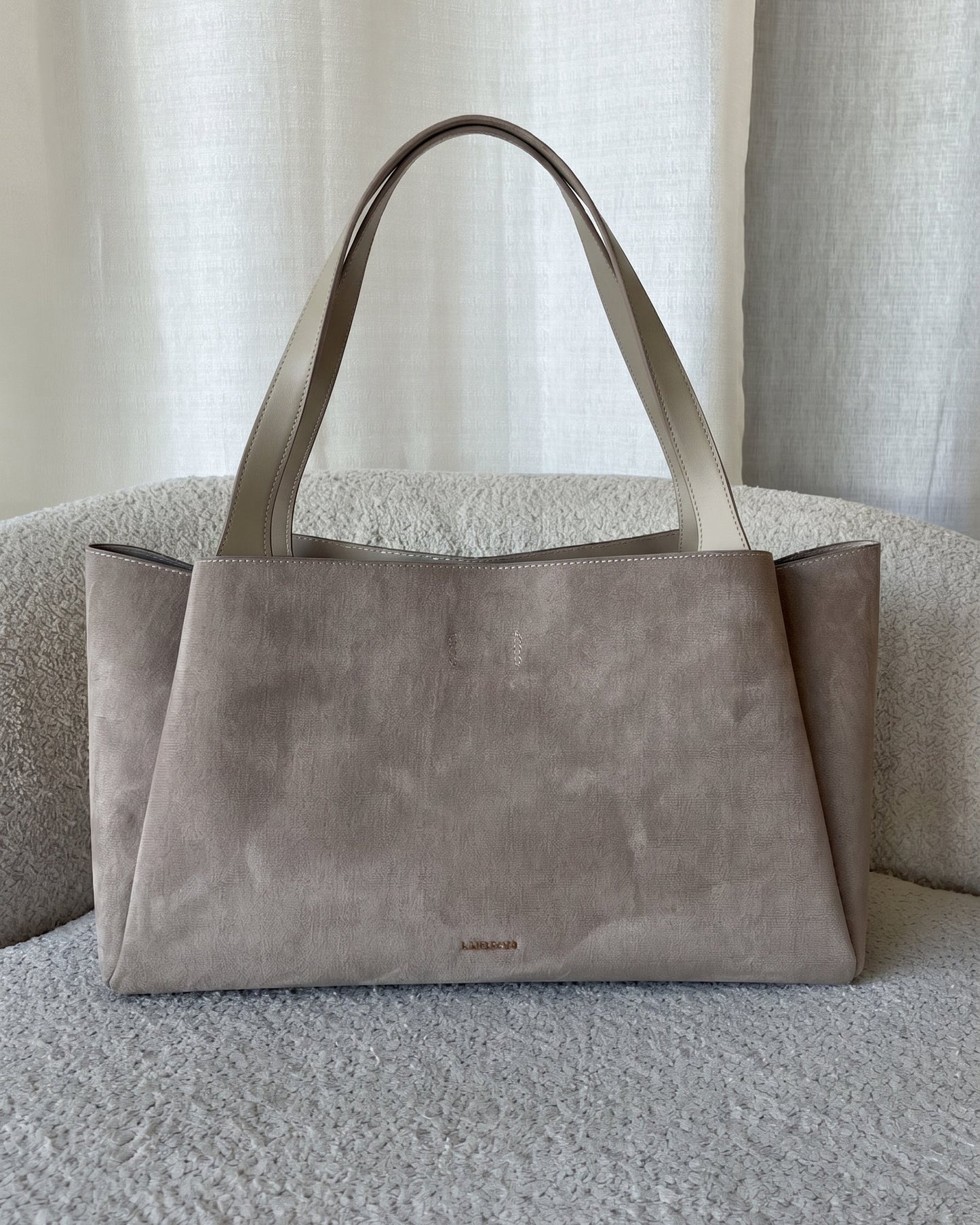 Borsa a spalla IVORY SUEDE - CAMEL