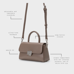 RENEÉ handbag - TAUPE
