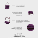Borsa a spalla MEREDITH - VIOLET