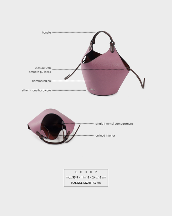 Borsa a mano MISTY - MAUVE
