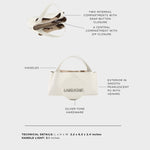 Borsa a mano IVORY SMALL - GLOSSY WHITE