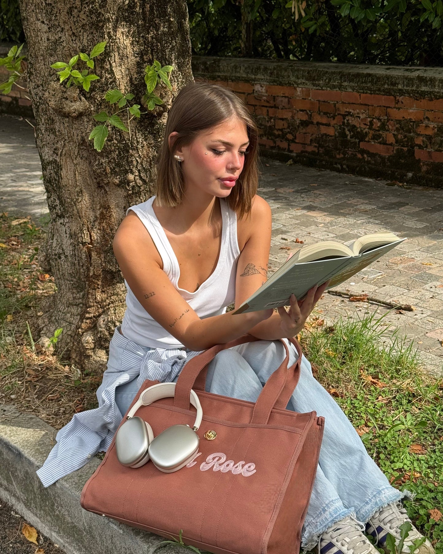 BOLSA DE TELA LR - MALVA