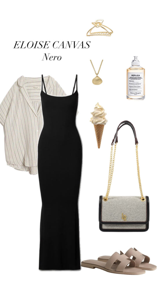 ELOISE CANVAS - BLACK