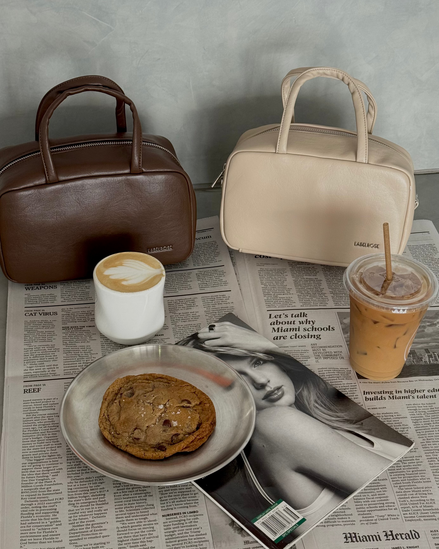 Borsa bauletto BLAKE - ICED COFFEE