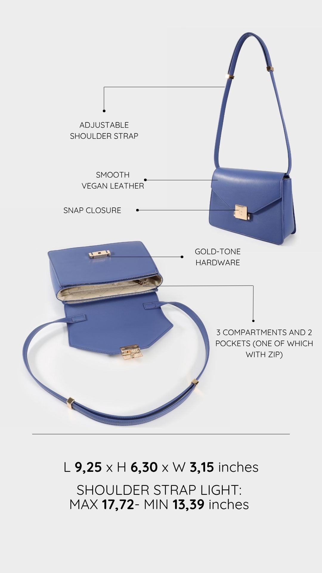 Borsa a tracolla AURA - IRIS
