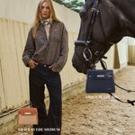 Bolso grande GRACE SUEDE - AZUL