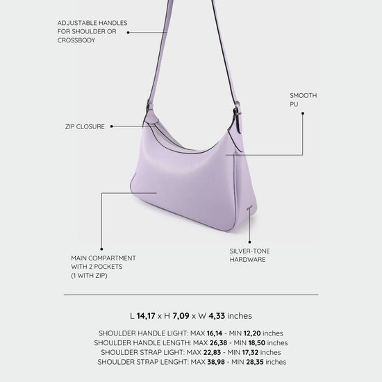 Borsa a spalla GABRY - LILAC