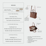 Bolso de mano MELISSA - CHOCOLATE