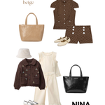 NINA Handbag - BLACK