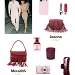 JOANNA Shoulder Bag - CHERRY