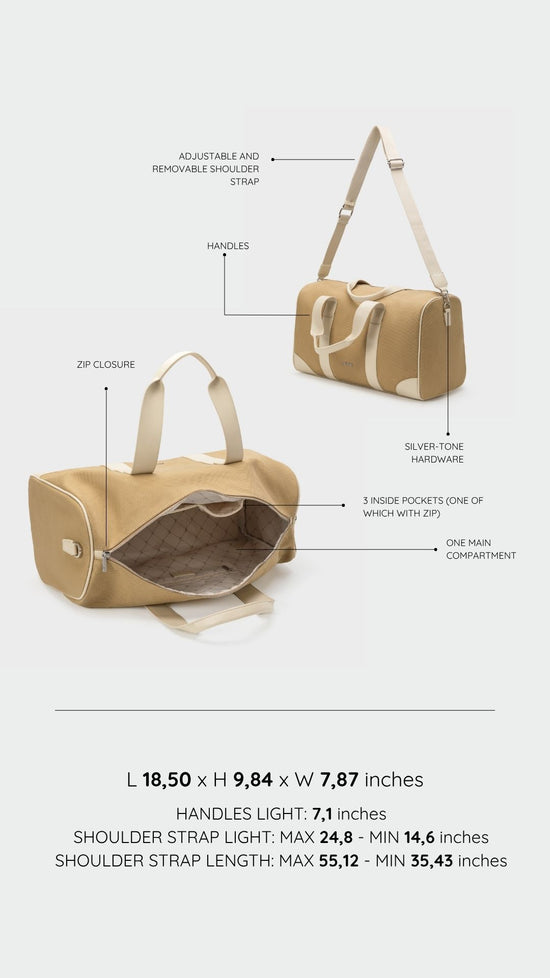 Travel Bag NIGIRI - WHITE