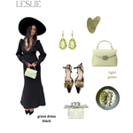 LESLIE Hand Bag - LIGHT GREEN