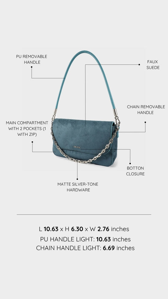 Borsa a spalla MELANY- BLUETTE