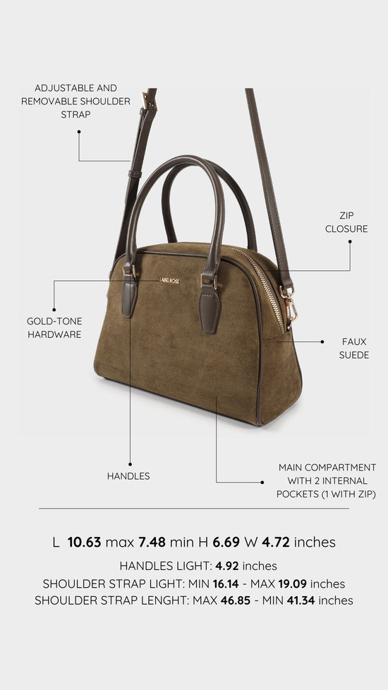 Borsa a tracolla DIANA   - VERDE