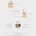 Borsa a mano MARGOT BIG BAMBOO  LE - SAND BEIGE