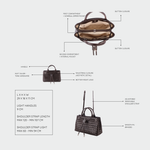 MEGAN Handbag - DARK BROWN ESPRESSO