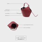 MISTY Handbag - WINE