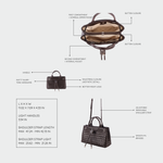 MEGAN Handbag - DARK BROWN ESPRESSO